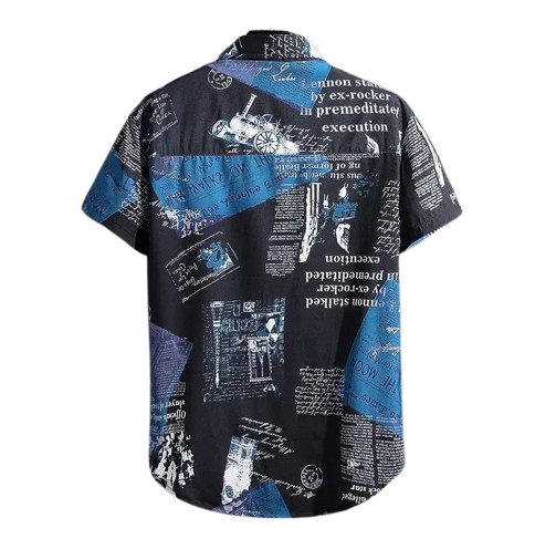 Beachy Breeze Men's Print Shirt