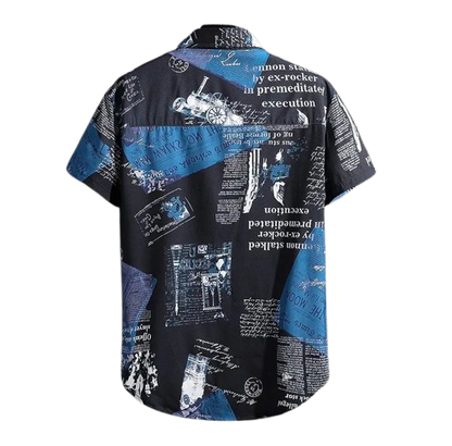 Beachy Breeze Men's Print Shirt