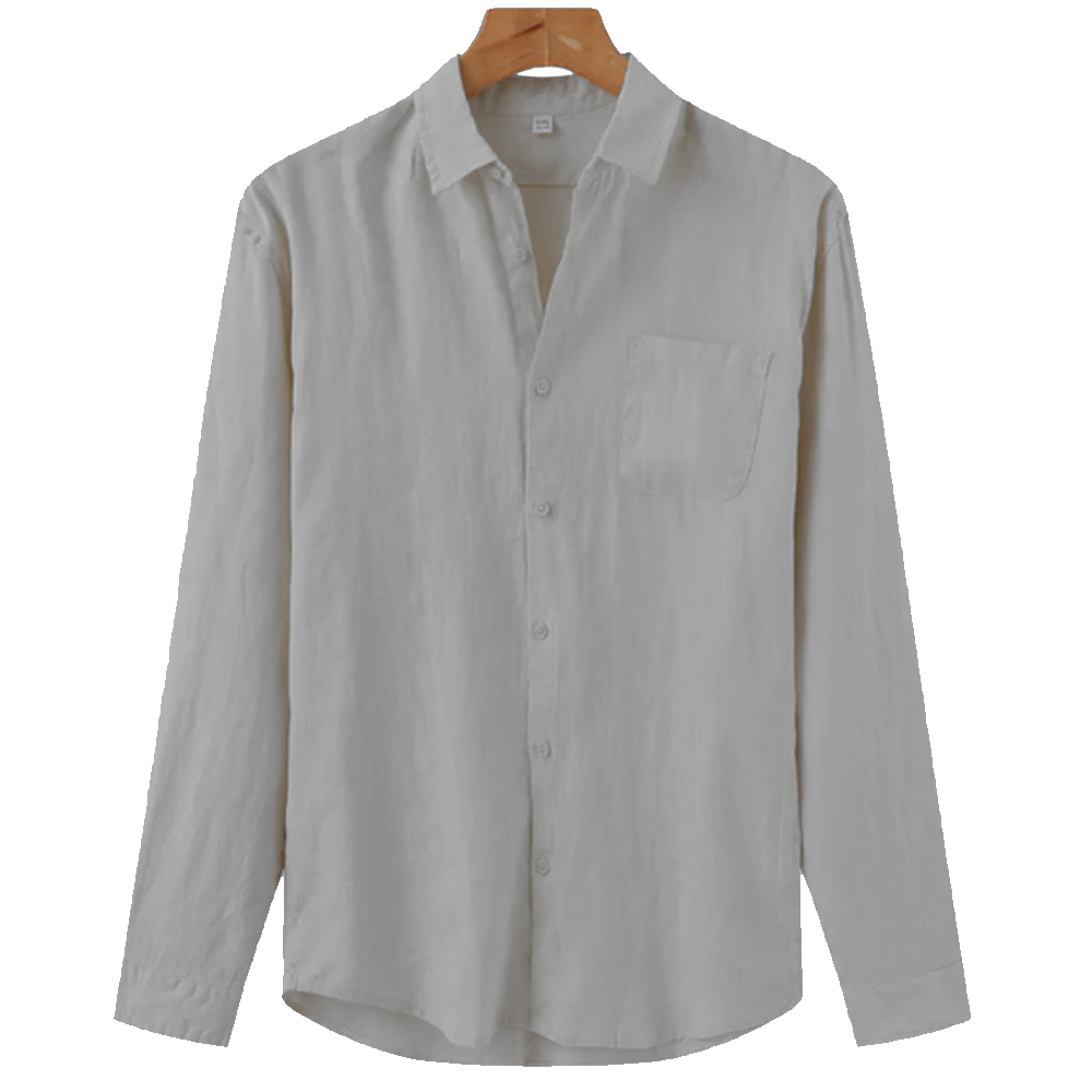 Autumn Men's Linen Shirt Sale