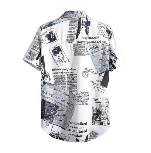 Beachy Breeze Men's Print Shirt