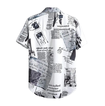 Beachy Breeze Men's Print Shirt